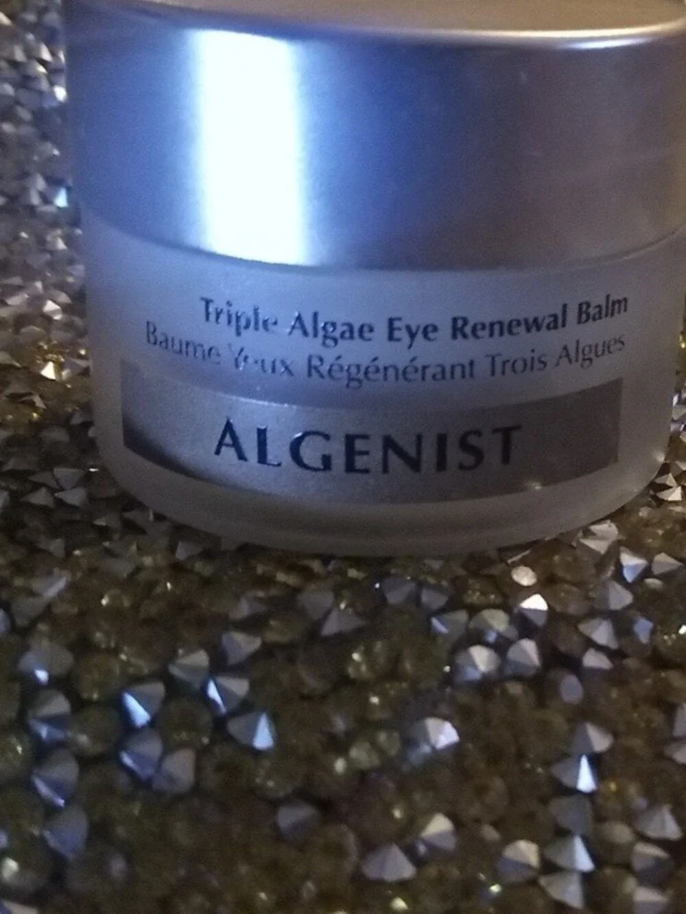 Algenist Triple Algae Eye Renewal Balm — Cream & Gold Accents